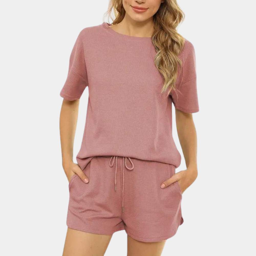Comfortabele casual damesset voor de zomer