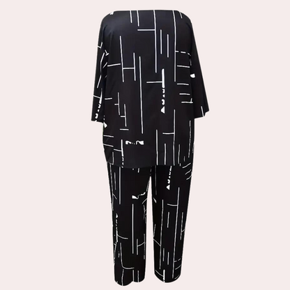Elegante zomerse tweedelige damesset