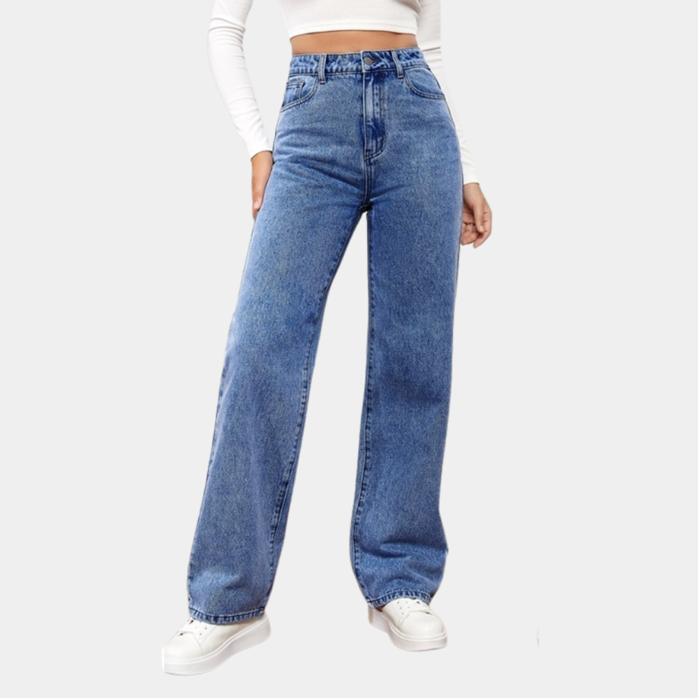 Casual baggy jeans voor dames - Perfect voor de zomer