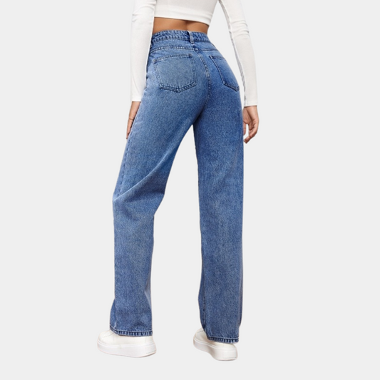 Casual baggy jeans voor dames - Perfect voor de zomer