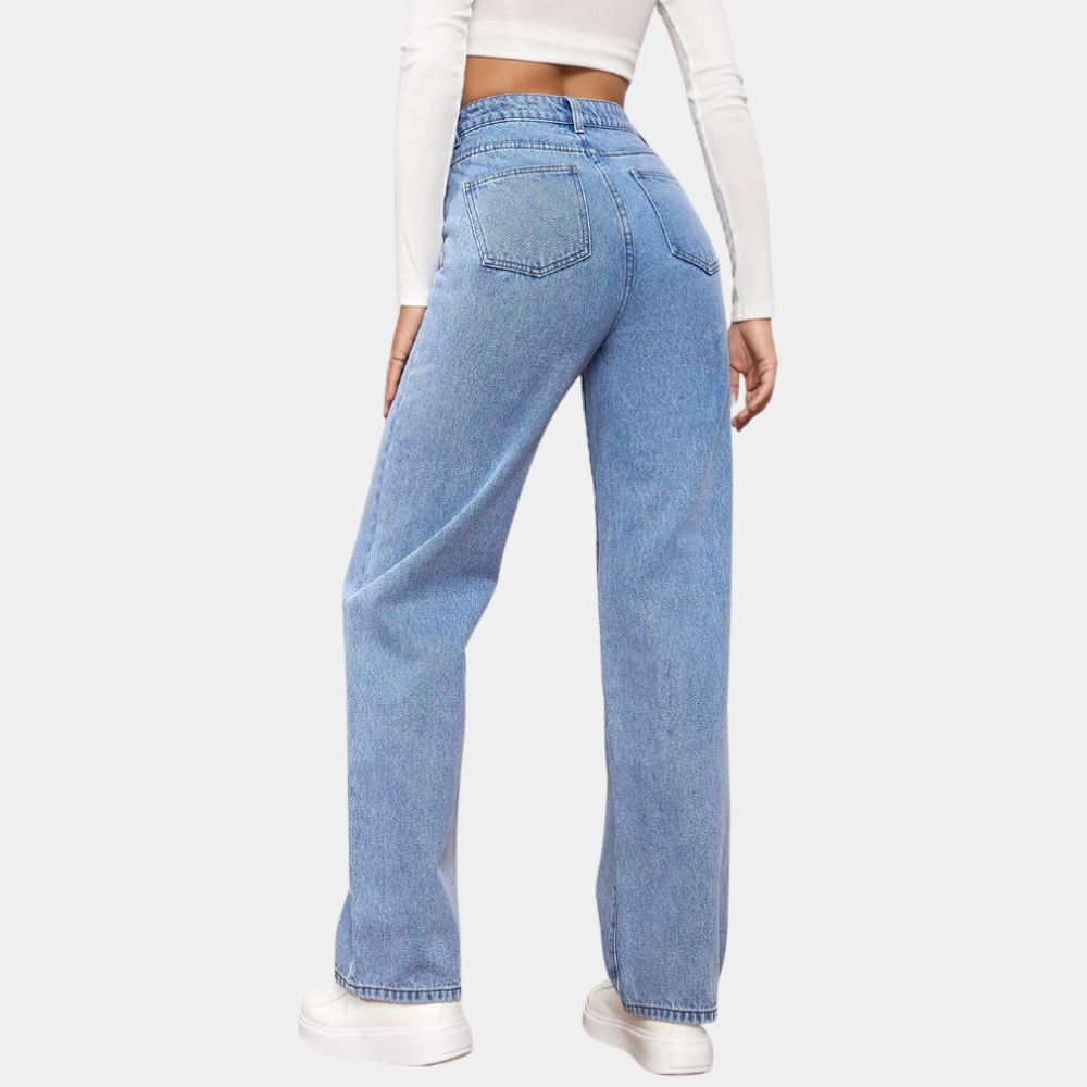 Casual baggy jeans voor dames - Perfect voor de zomer