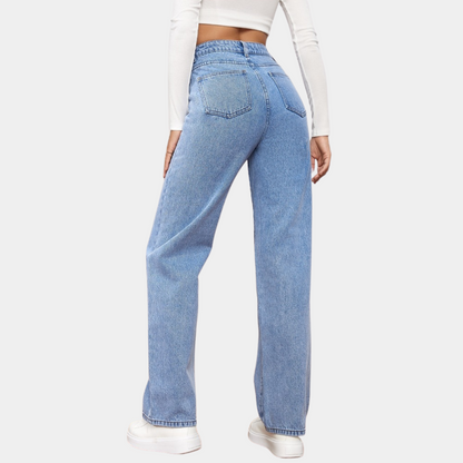 Casual baggy jeans voor dames - Perfect voor de zomer