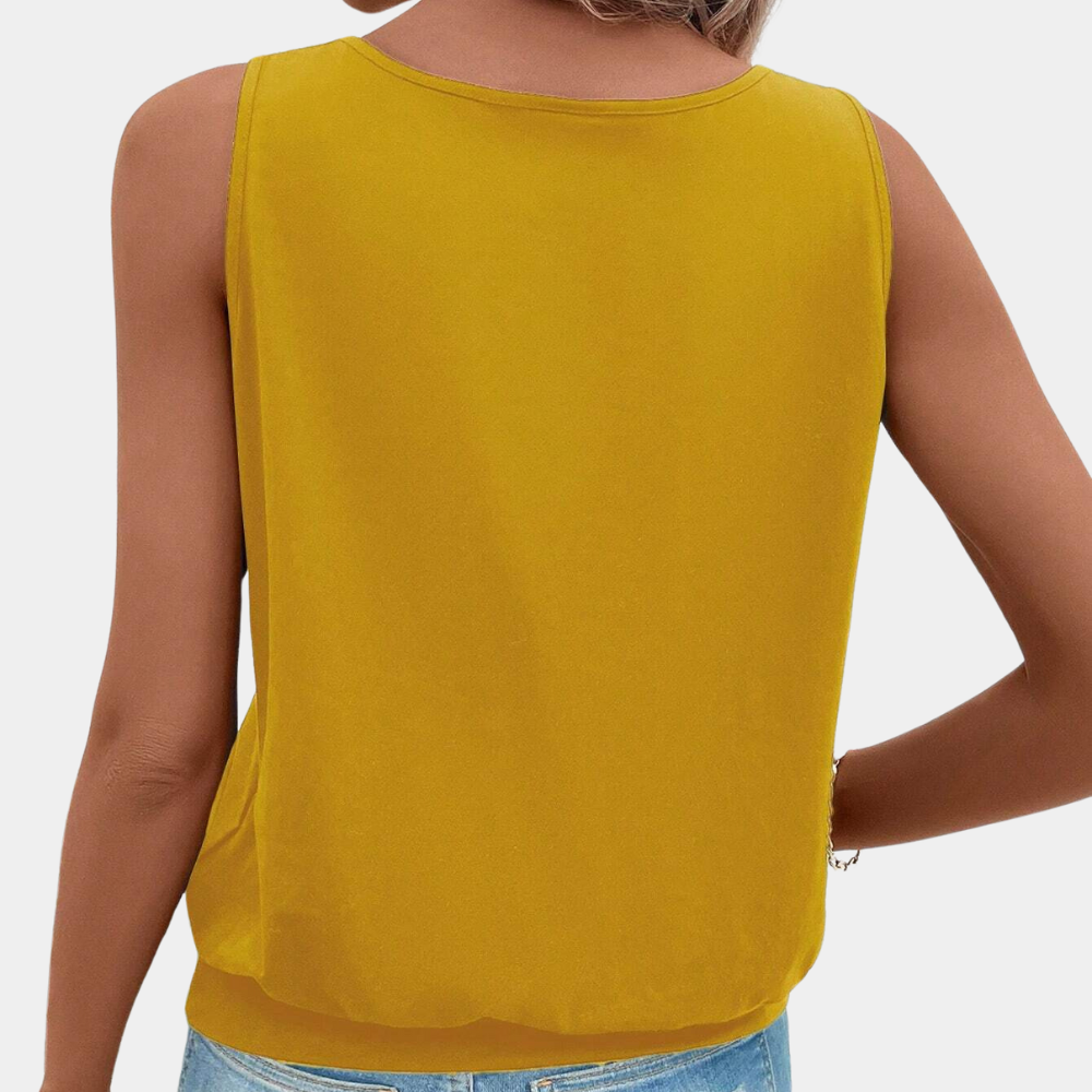 Elegante mouwloze damestop voor de zomer