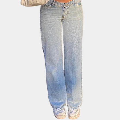 Lage taille en wijde damesjeans voor de zomer