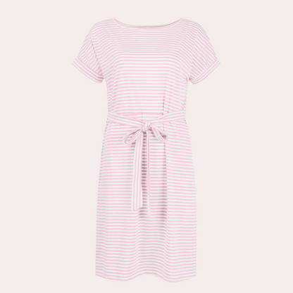 Gestreepte zomerse casual jurk voor dames