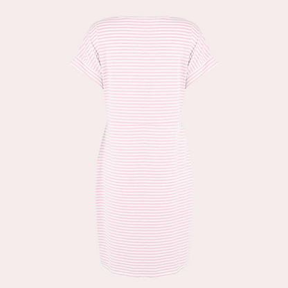 Gestreepte zomerse casual jurk voor dames