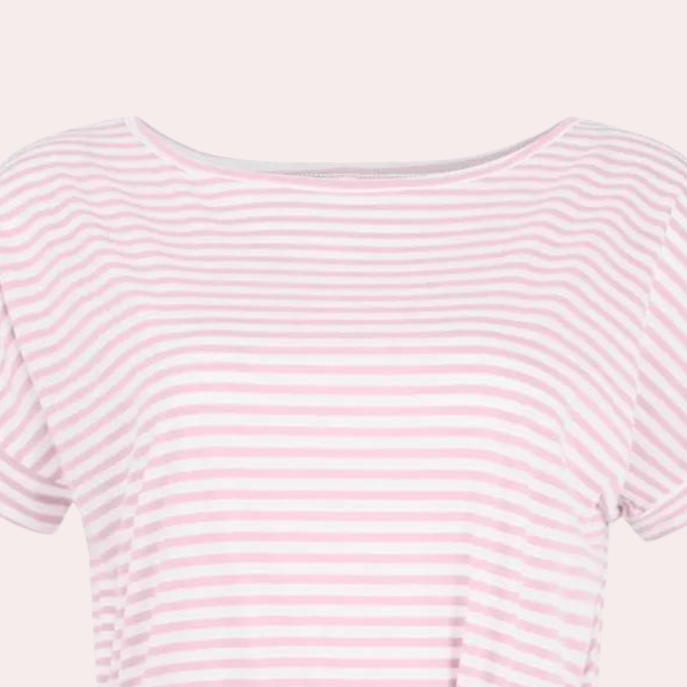 Gestreepte zomerse casual jurk voor dames