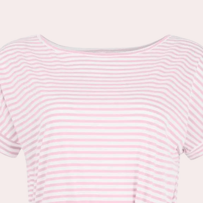 Gestreepte zomerse casual jurk voor dames