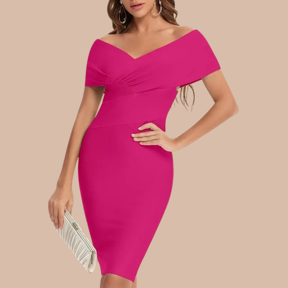 Elegante off-shoulder zomerjurk voor dames