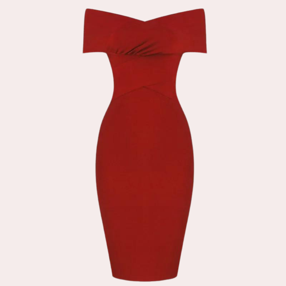 Elegante off-shoulder zomerjurk voor dames