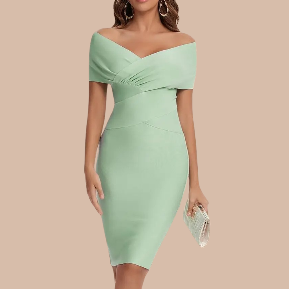 Elegante off-shoulder zomerjurk voor dames