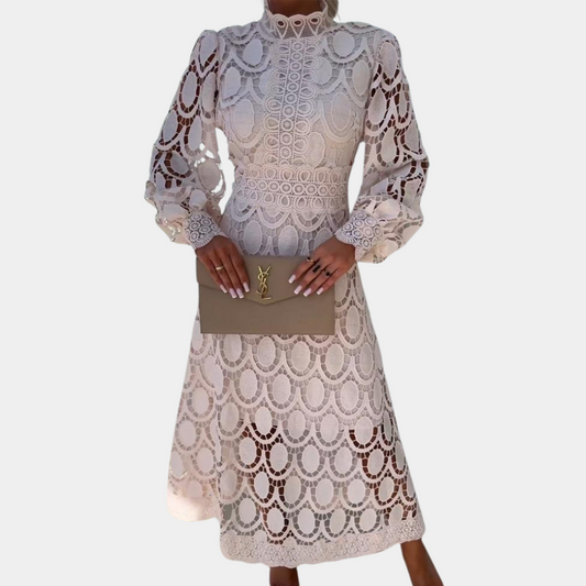 Elegante kanten zomerjurk voor dames