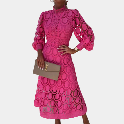 Elegante kanten zomerjurk voor dames