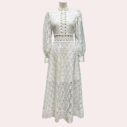 Elegante kanten zomerjurk voor dames