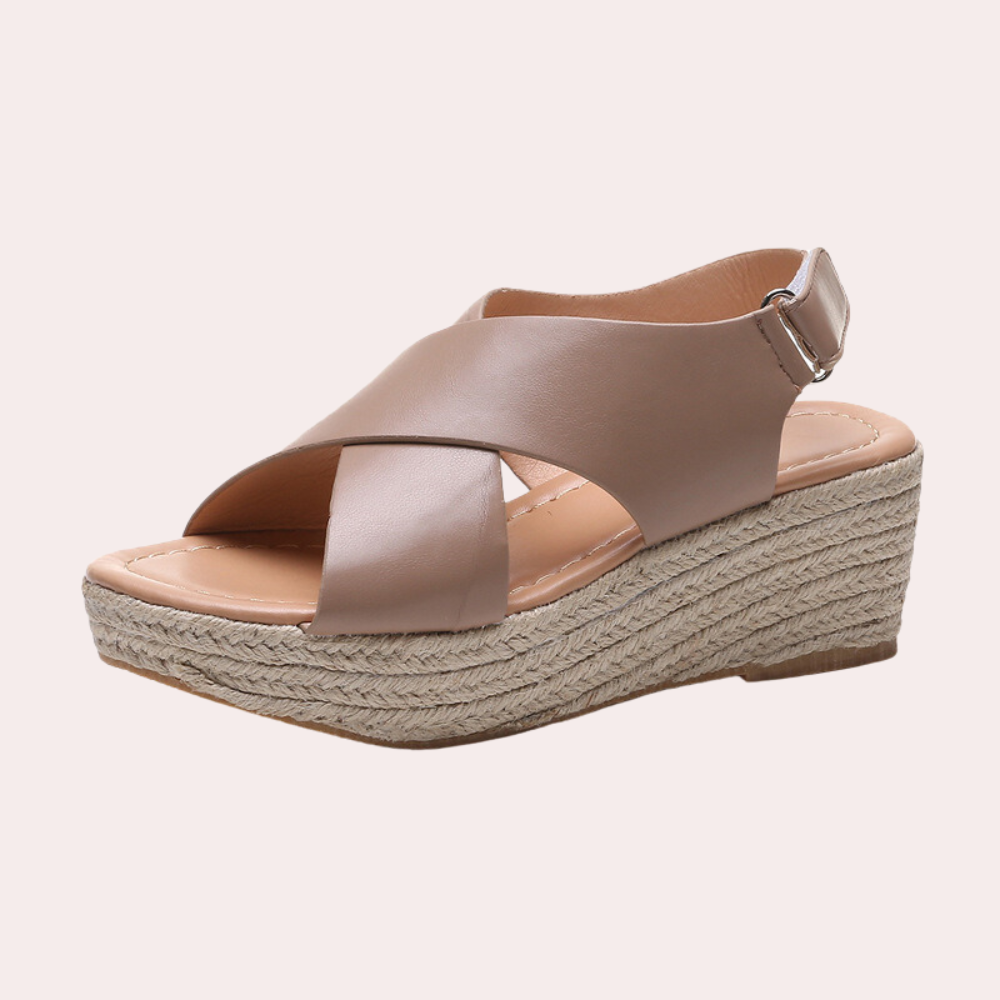 Comfortabele zomerse sleehak sandalen voor dames