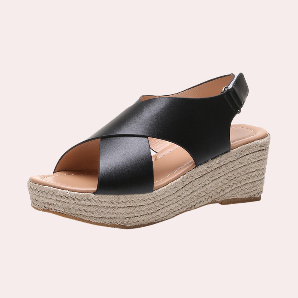 Comfortabele zomerse sleehak sandalen voor dames