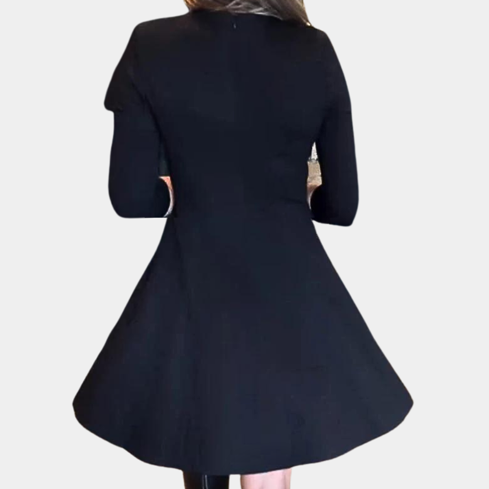 Elegante damesjurk met rits voor de zomer