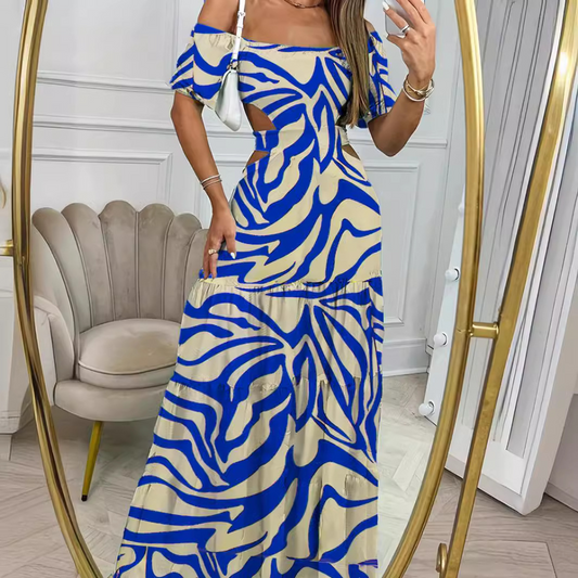 Modieuze off-shoulder zomerjurk voor dames