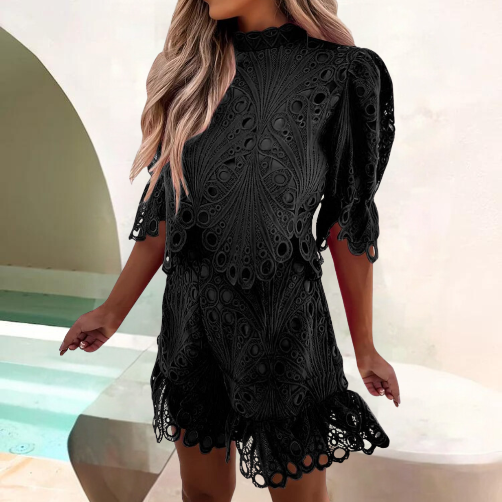 Tweedelige elegante damesset voor de zomer