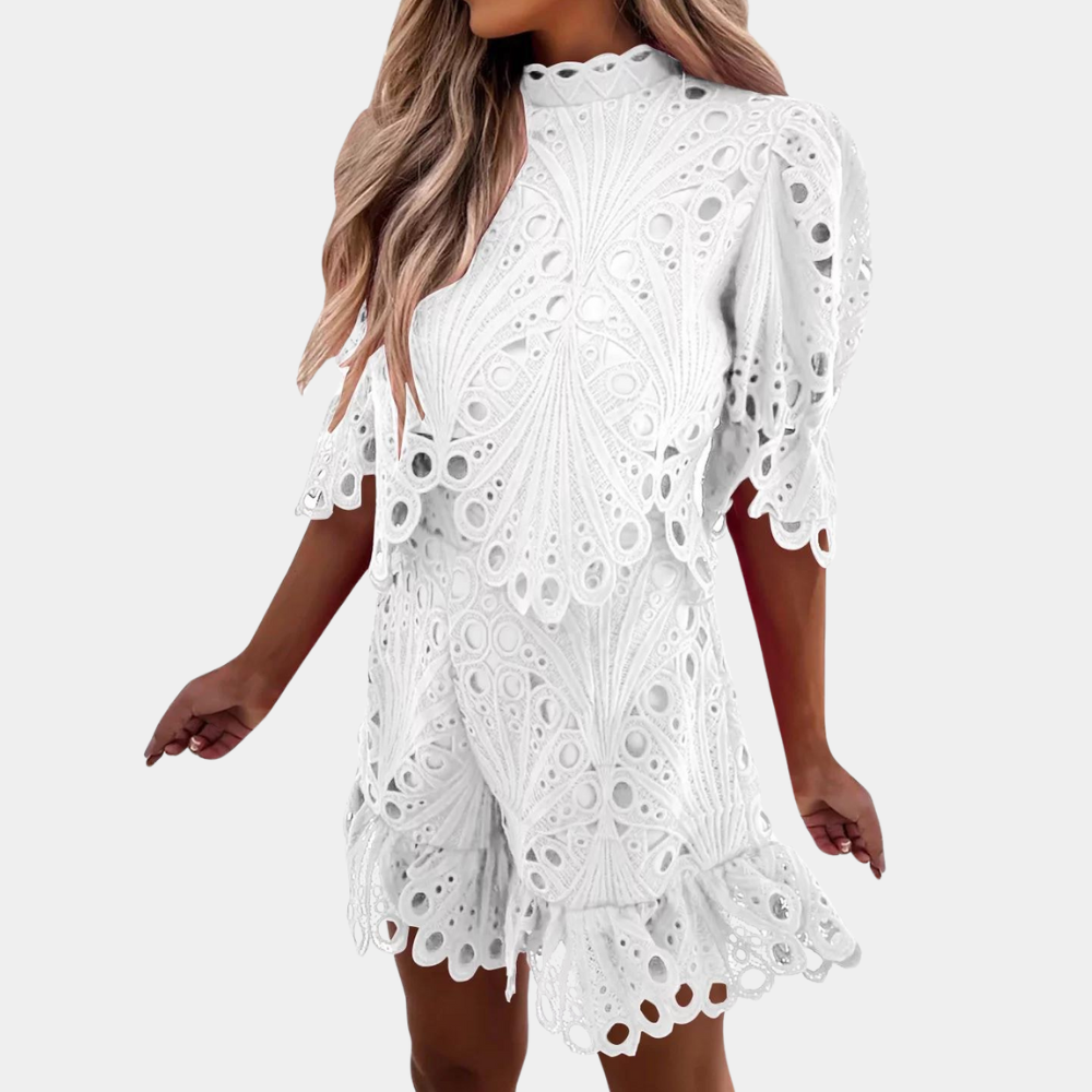 Tweedelige elegante damesset voor de zomer