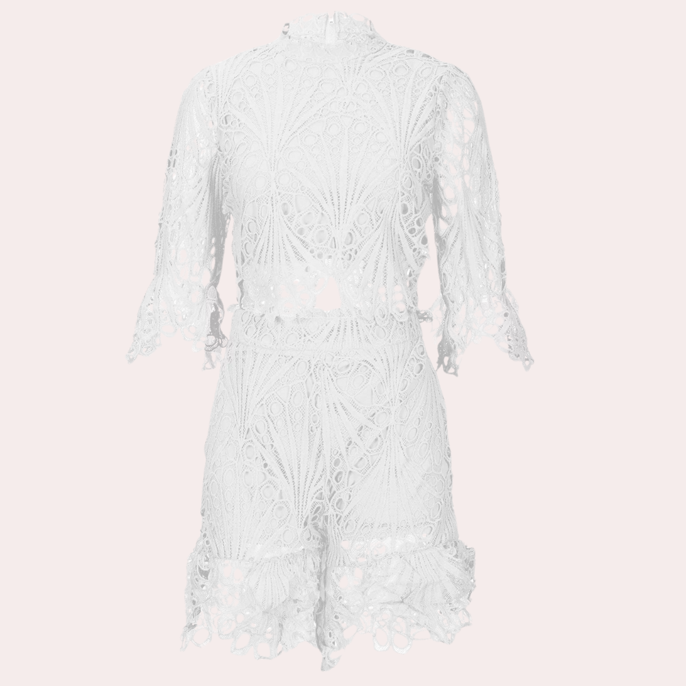 Tweedelige elegante damesset voor de zomer