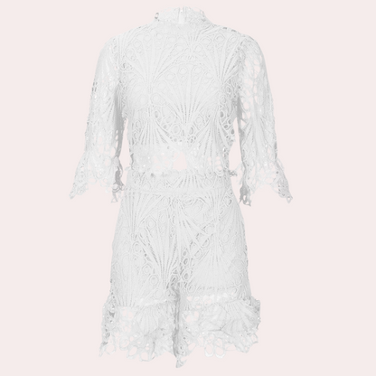 Tweedelige elegante damesset voor de zomer