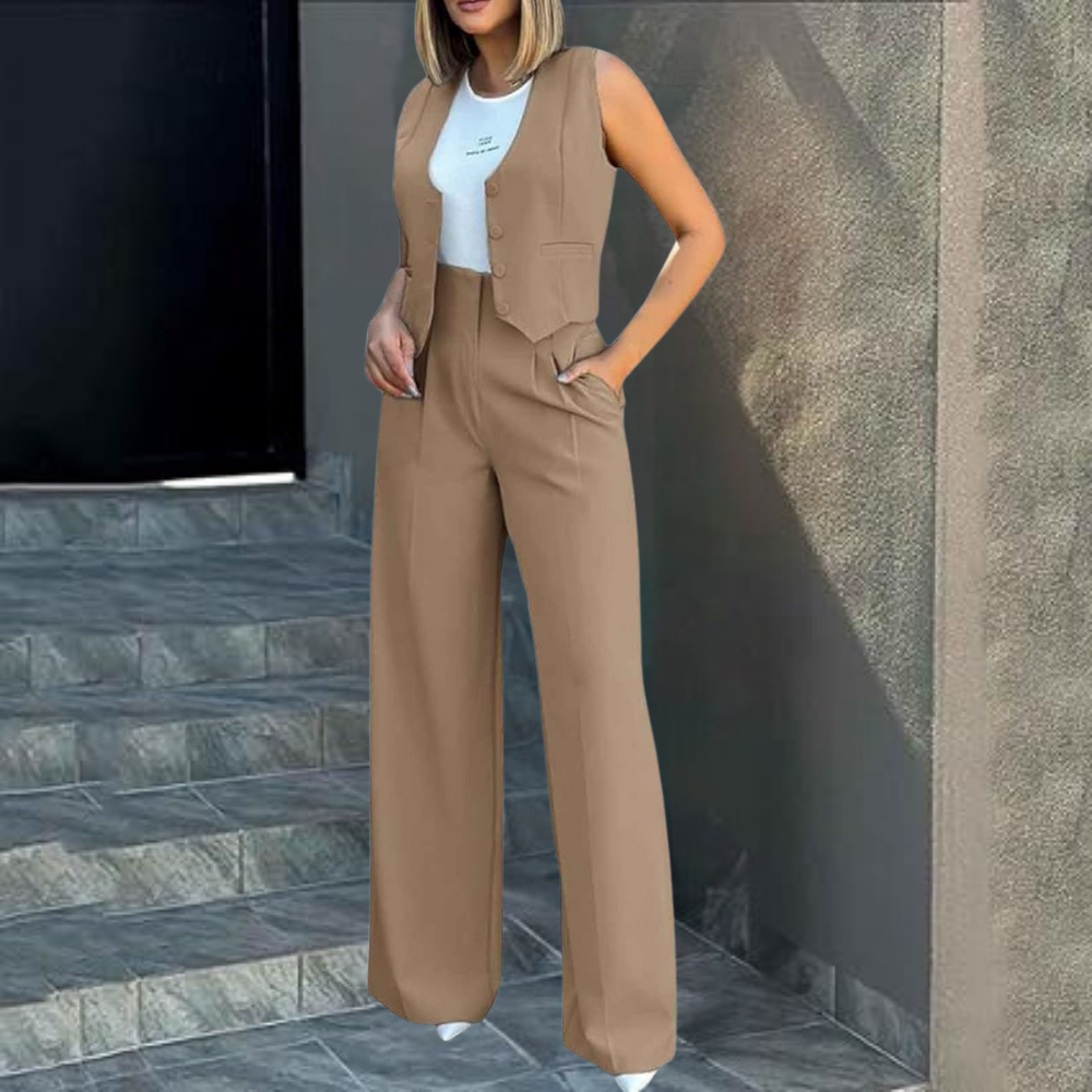Trendy zomer vest en broek voor dames