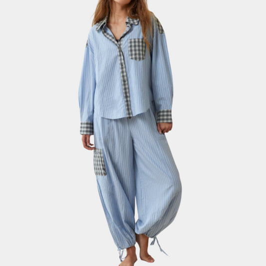 Comfortabele zomerse pyjamaset voor dames