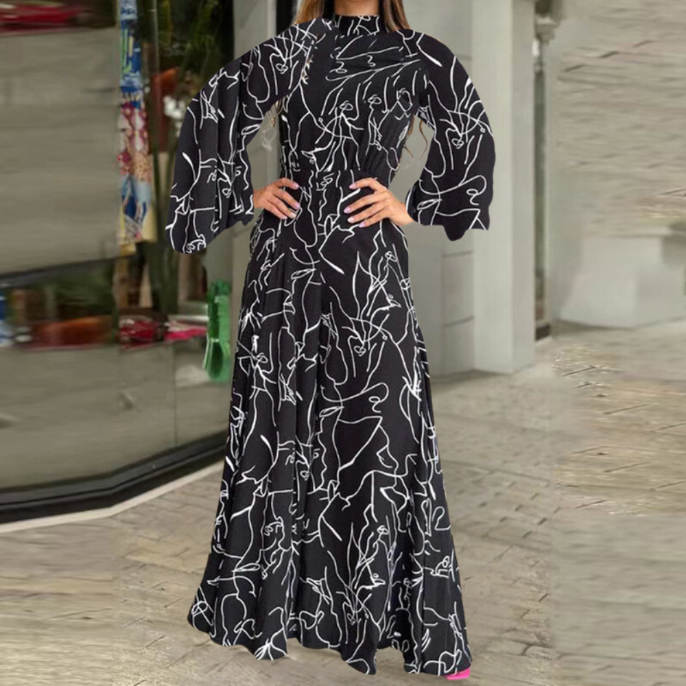 Modieuze zomerse jumpsuit met lange mouwen voor dames