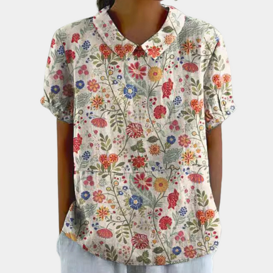 Casual en kleurrijke damesblouse voor de zomer