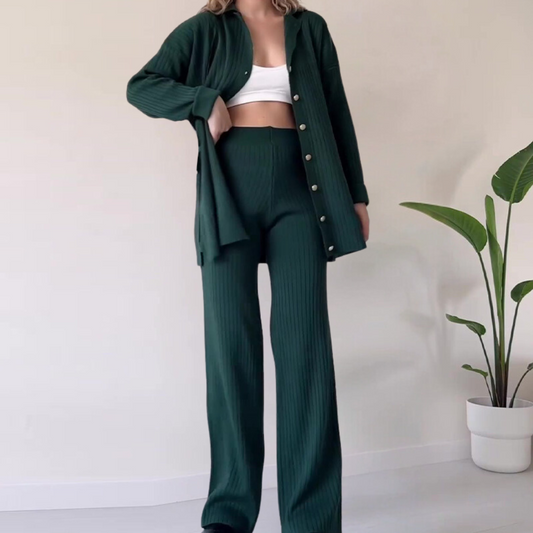 Trendy en zachte 2-delige damesset voor de zomer
