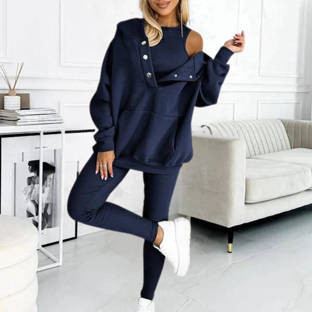 Casca - Comfortabele driedelige zomerset voor dames