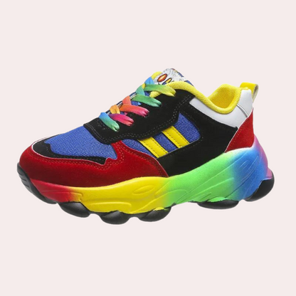Henriette - Trendy veelkleurige zomerschoenen voor dames