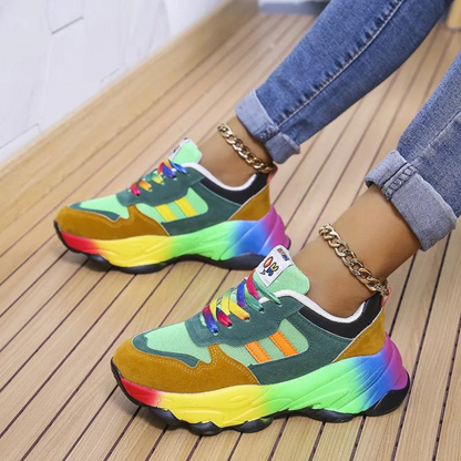 Henriette - Trendy veelkleurige zomerschoenen voor dames