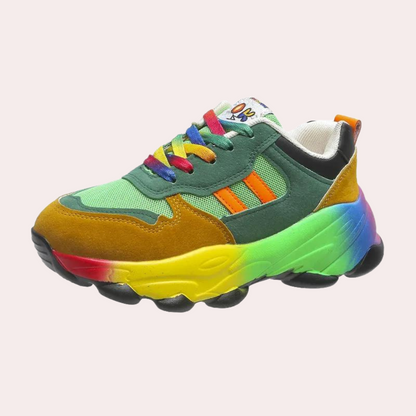 Henriette - Trendy veelkleurige zomerschoenen voor dames