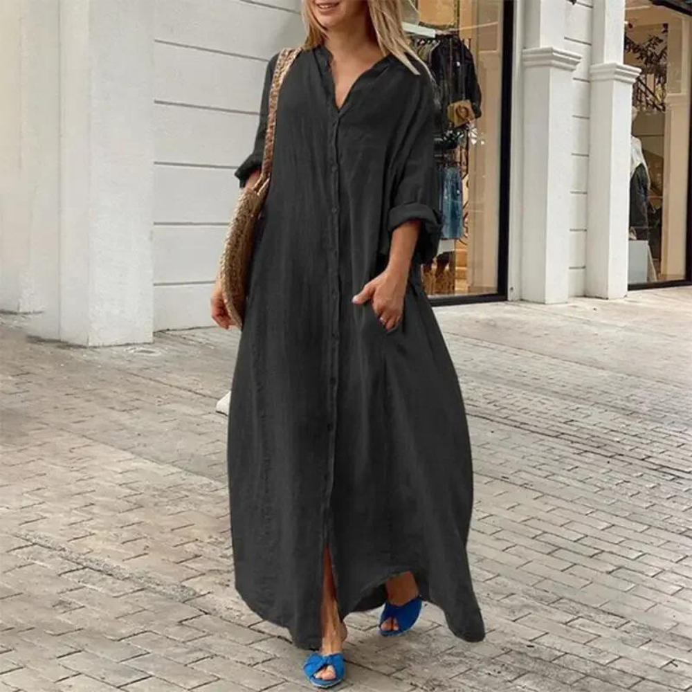 Elka - Zomerse casual maxi-jurk voor dames