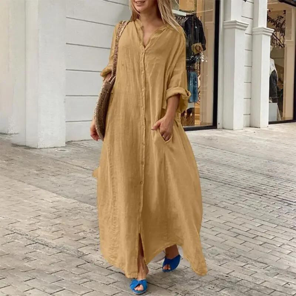 Elka - Zomerse casual maxi-jurk voor dames