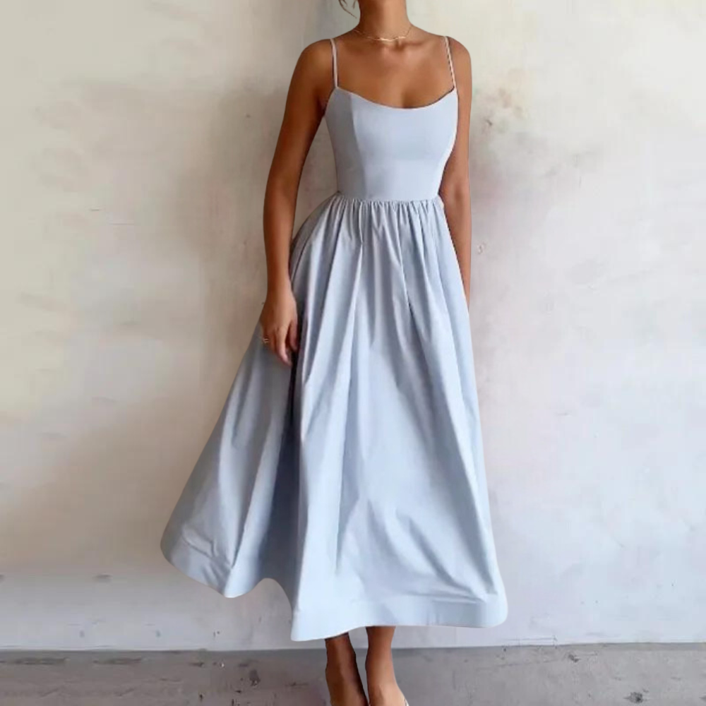 Tamara - Stijlvolle mouwloze maxi-jurk voor dames - Zomerse Elegantie