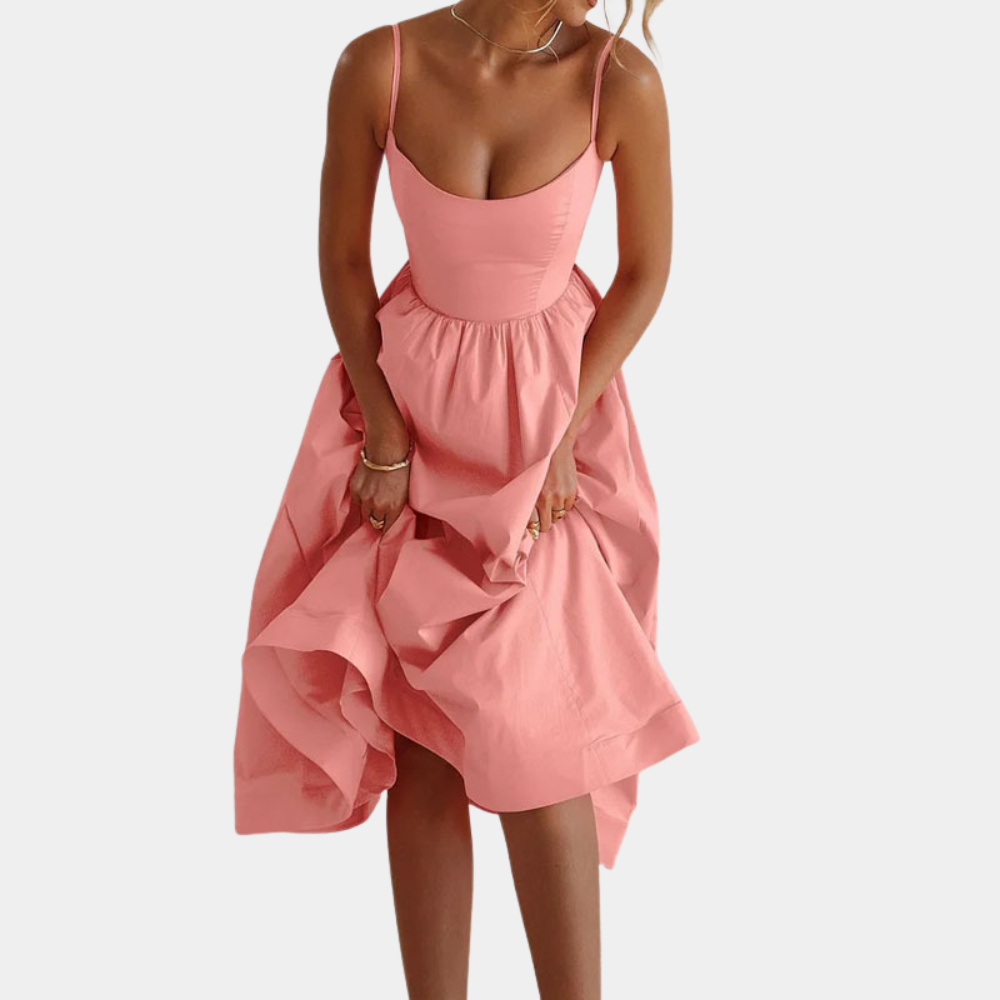 Tamara - Stijlvolle mouwloze maxi-jurk voor dames - Zomerse Elegantie
