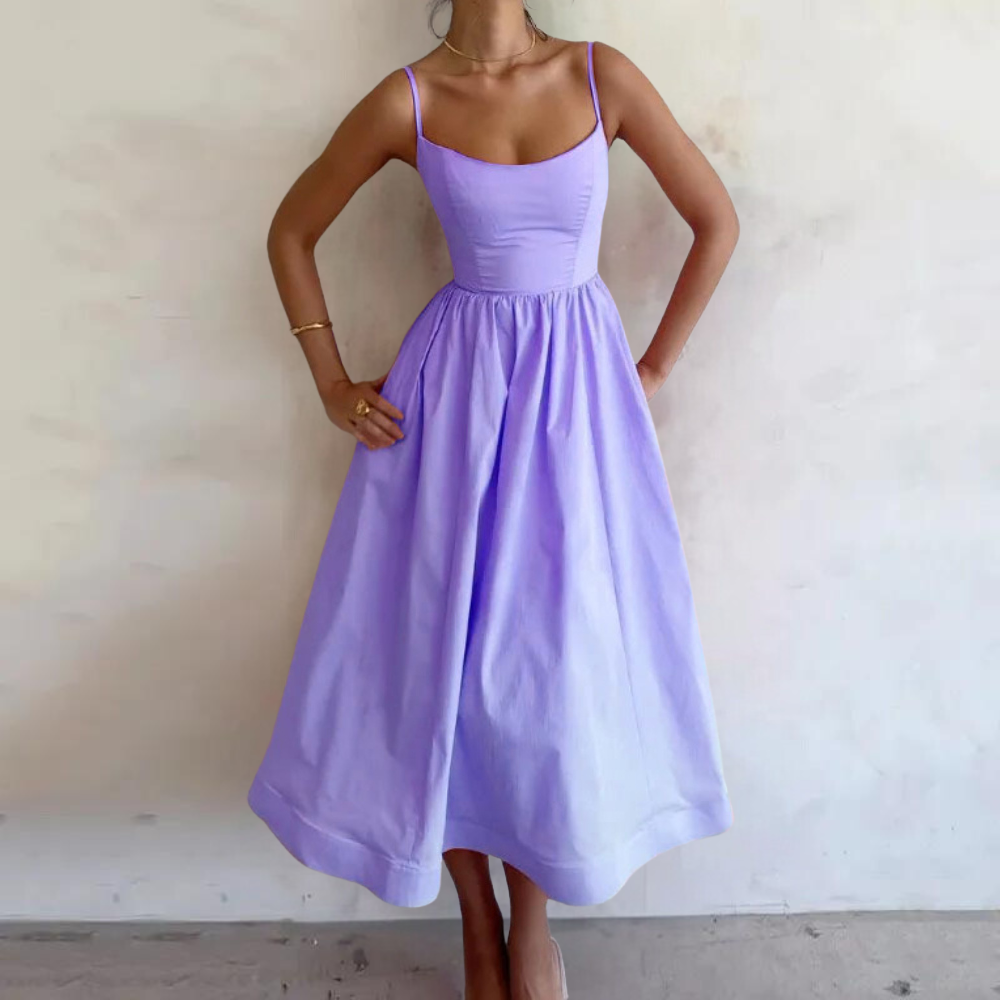 Tamara - Stijlvolle mouwloze maxi-jurk voor dames - Zomerse Elegantie