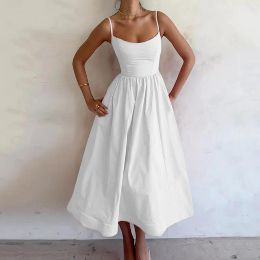 Tamara - Stijlvolle mouwloze maxi-jurk voor dames - Zomerse Elegantie