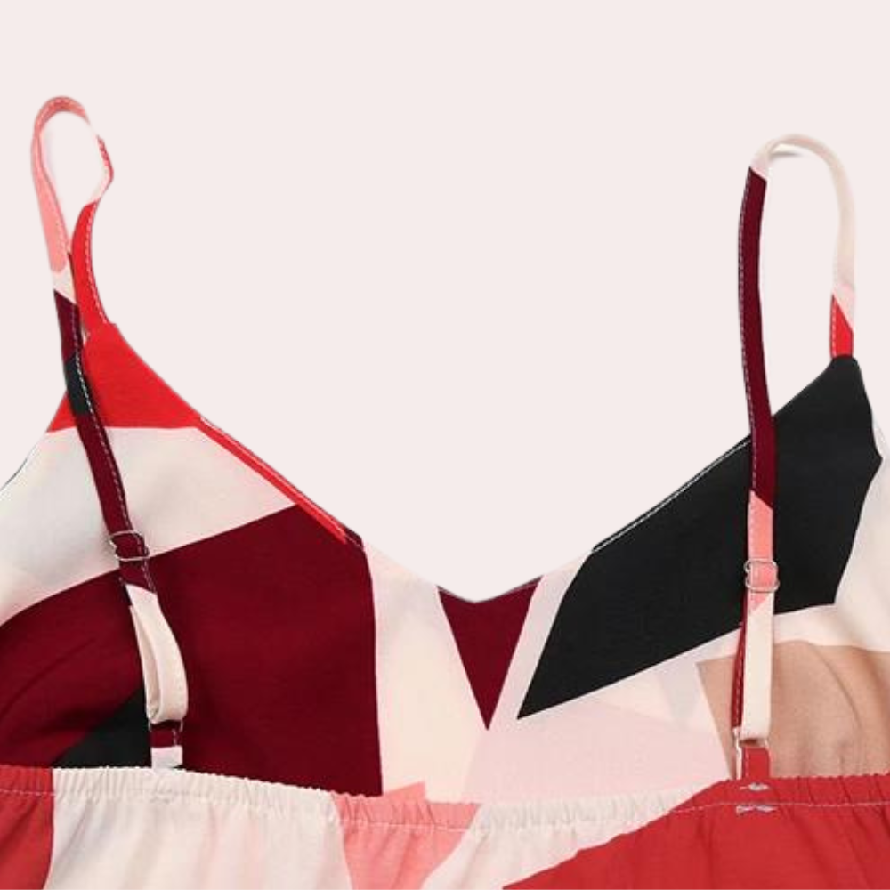 Belle - Elegante midi zomerjurk