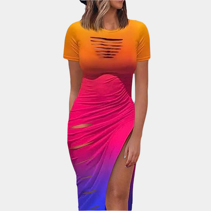 Angela - Tijdloze elegantie zomerjurk