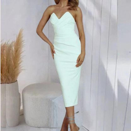Paulita - Strapless zomerjurk voor dames - Perfect voor Lente en Zomer