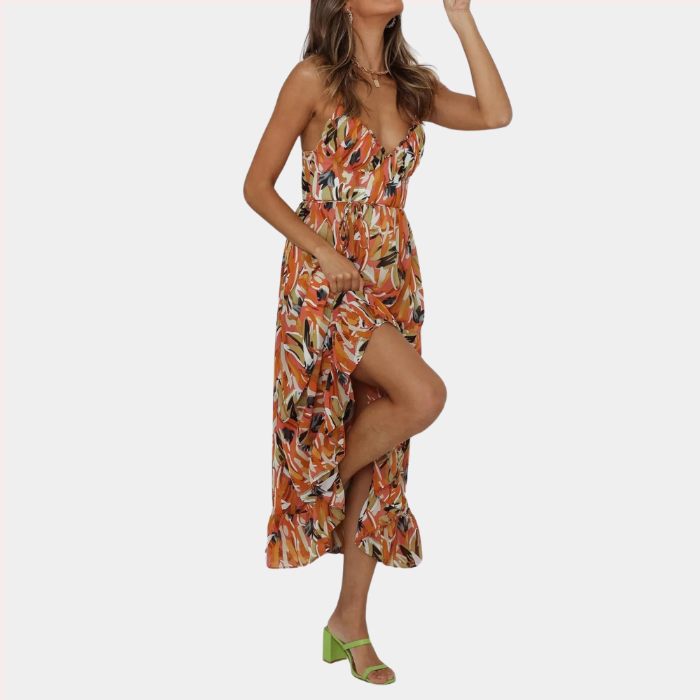 Trella - Luchtige zomerse midi-jurk voor dames