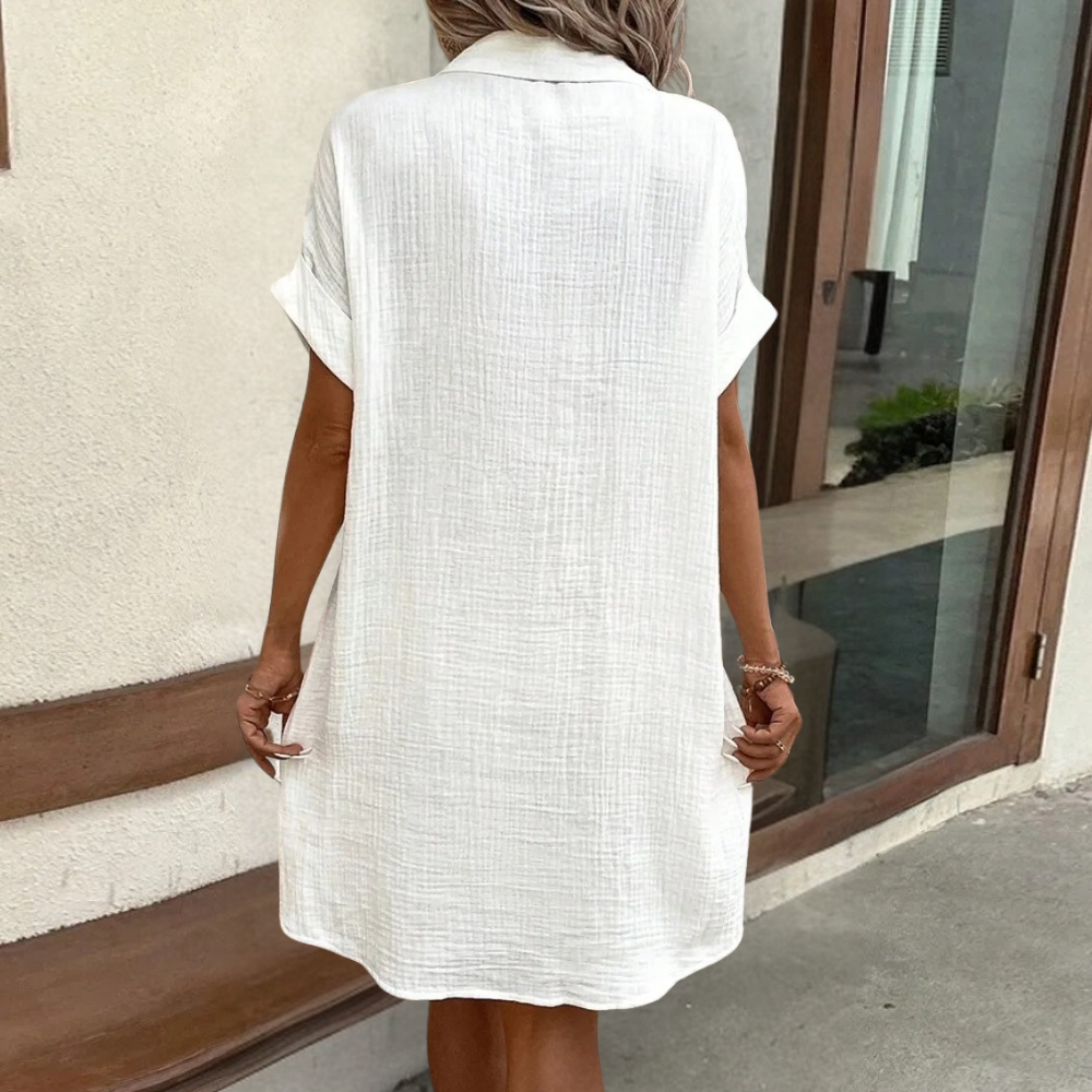 Valeria - Luchtige Midi Zomerjurk voor Stijlvolle Vrouwen - Perfect voor Lente en Zomer