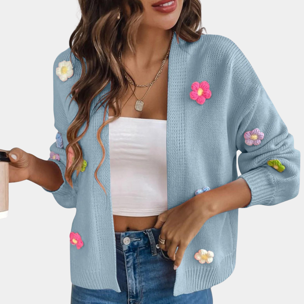 Fiona - Bloemenpatroon zomer vest voor vrouwen