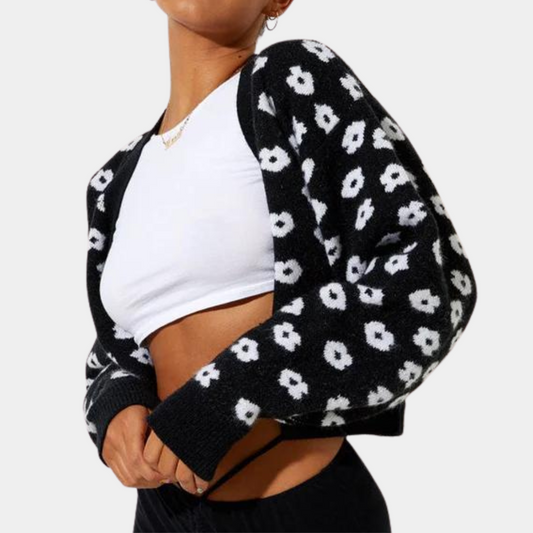 Evita - Luchtig gebloemd trui-vest voor dames - Zomereditie