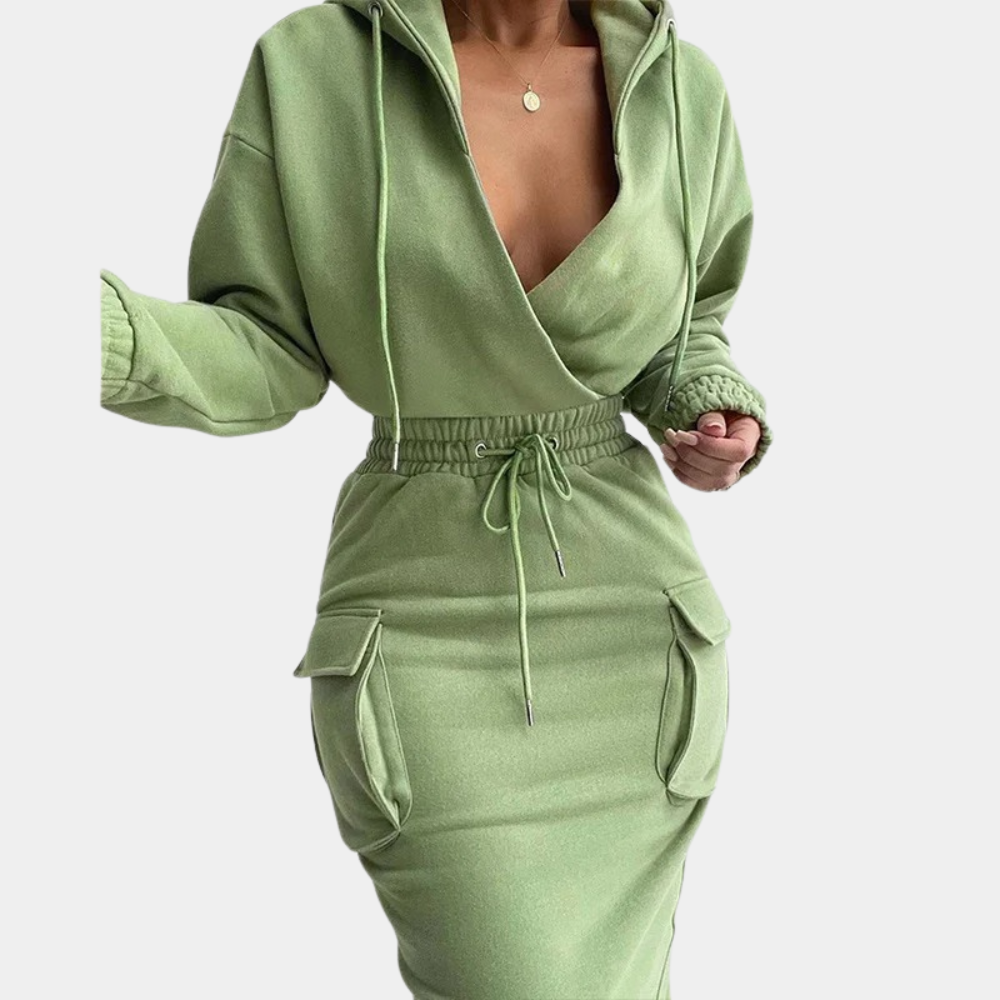 Beeba - Elegante Dames Zomersweater met Capuchon