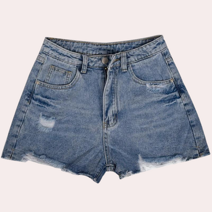 Ondine - Trendy Denim Shorts voor Dames - Zomerse Stijl